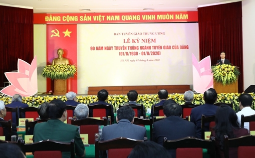 Trang trọng Lễ kỷ niệm 90 năm Ngày Truyền thống ngành Tuyên giáo của Đảng