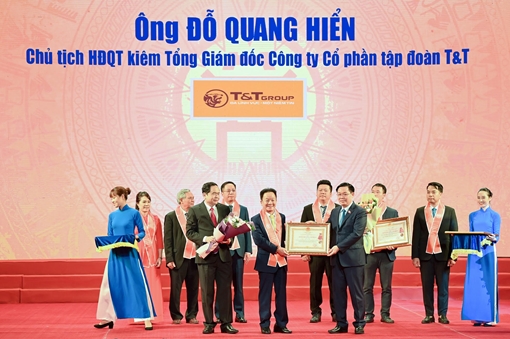 Doanh nhân Đỗ Quang Hiển được trao tặng Huân chương Lao động hạng Nhất