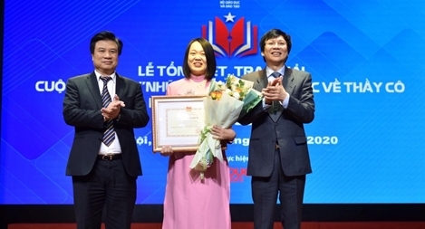 Nữ giảng viên Học viện Chính trị CAND đạt giải nhất cuộc thi viết về thầy cô và mái trường