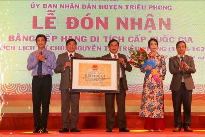 Xếp hạng di tích lịch sử Quốc gia Dinh chúa Nguyễn tại Quảng Trị 